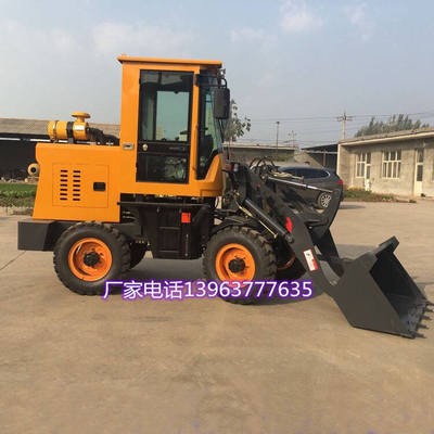 建筑適用小型翻頭裝卸機新款出售四驅(qū)四缸裝載車農(nóng)用抓木抓草機