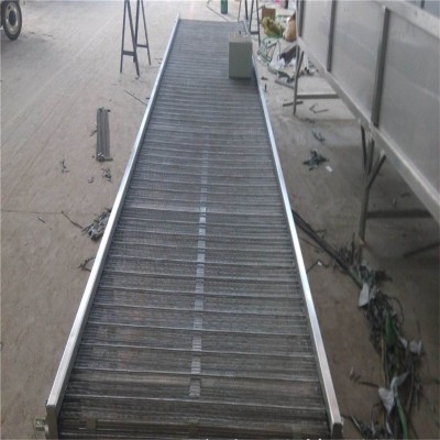 食品烘干飲料冷卻耐高溫防銹耐腐蝕不銹鋼304網(wǎng)帶輸送機輸送平穩(wěn)