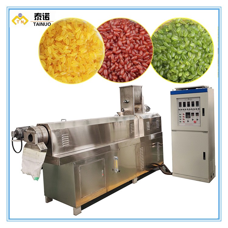 韓國強化營養米機器 人造復合大米擠壓造粒機 人造營養大米設備廠