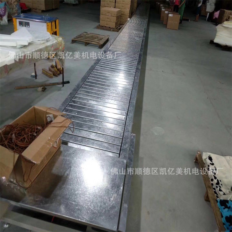 加工鏈板線(xiàn)家電鏈板輸送線(xiàn)不銹鋼食品輸送機(jī)鏈板爬坡提升機(jī)上料機(jī)