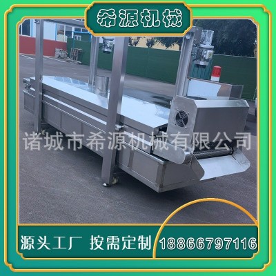 小龍蝦全自動油炸機小酥肉薄脆油炸機設備 雞排掛漿裹糠油炸設備