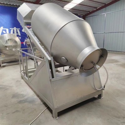 兔肉全自動(dòng)呼吸式巨型真空攪拌腌制機(jī) 智能傾斜式出料滾揉機(jī)