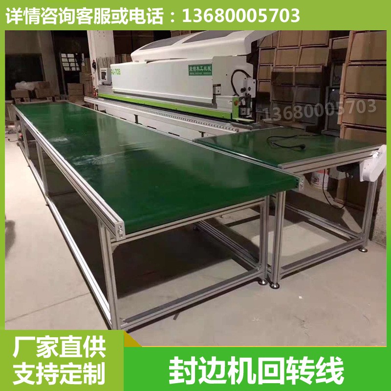 封邊機(jī)回轉(zhuǎn)線(xiàn)木板開(kāi)料機(jī)平臺(tái)木板流水線(xiàn)包邊輸送機(jī)物流分揀輸送帶