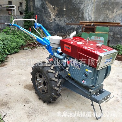 手扶拖拉機(jī)旋耕起壟機(jī) 12馬力手扶農(nóng)用拖拉機(jī) 手扶水田打田機(jī)