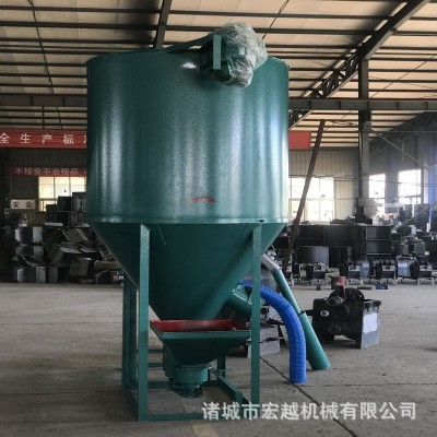 加厚飼料攪拌機(jī) 養(yǎng)殖場立式混合機(jī) 攪拌機(jī)飼料粉碎攪拌一體機(jī)設(shè)備
