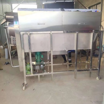 不銹鋼毛刷螺旋清洗機 水果高壓噴淋清洗機 軟包裝袋去污清洗