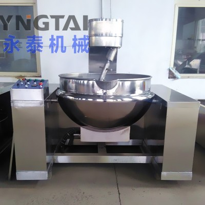 供應燃氣加熱夾層鍋 湯料熬煮夾層鍋 100L至600L立式蒸汽夾層鍋