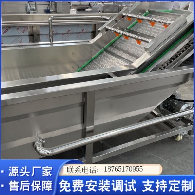 全自動化蕓豆清洗設(shè)備 蒸汽蘆筍氣泡清洗設(shè)備 凈菜果蔬清洗機(jī)