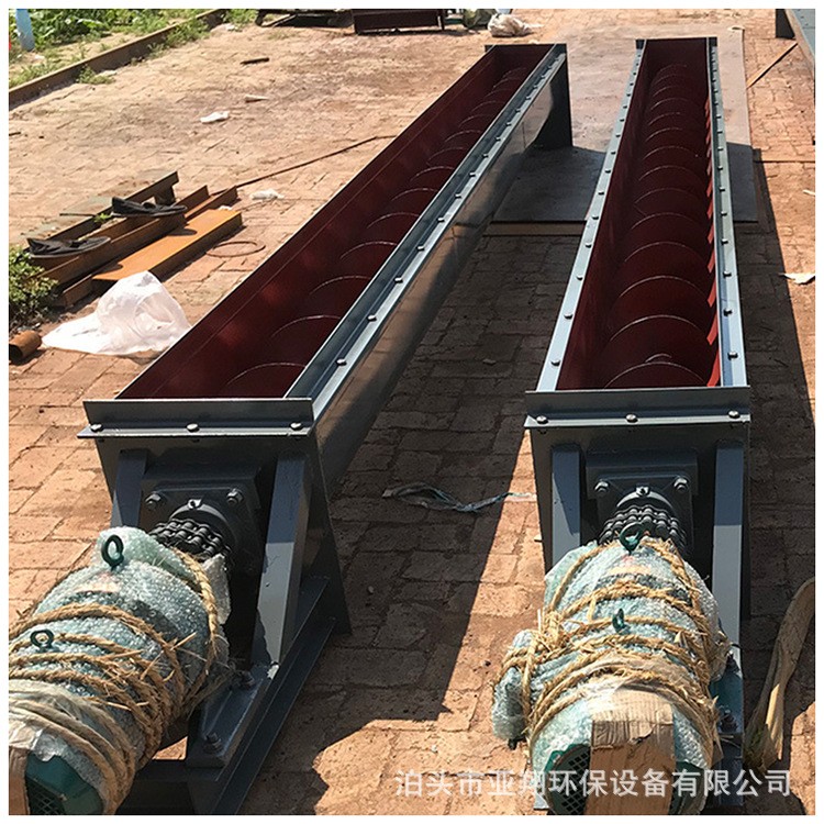 u型無軸不銹鋼螺旋輸送機(jī)219管式小型絞龍水平污泥蛟龍螺旋輸送機(jī)
