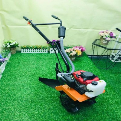 茶園小型耕地機(jī)犁田機(jī)硬地松土開溝機(jī)除草機(jī)手扶大馬力汽油旋耕機(jī)