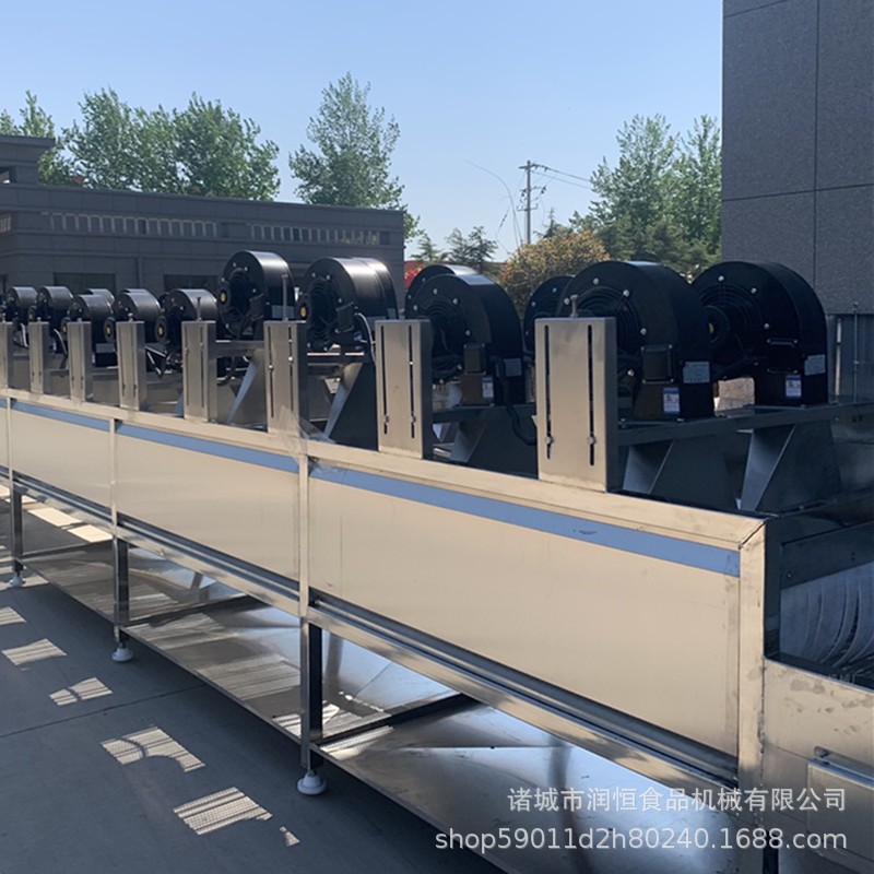 火腿腸風干機不銹鋼翻轉式風干流水線土豆加工生產風干設備鮮玉米