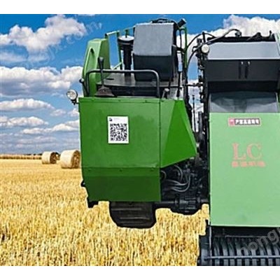 良誠870小型農(nóng)用履帶自走式圓捆撿拾打捆機(jī)