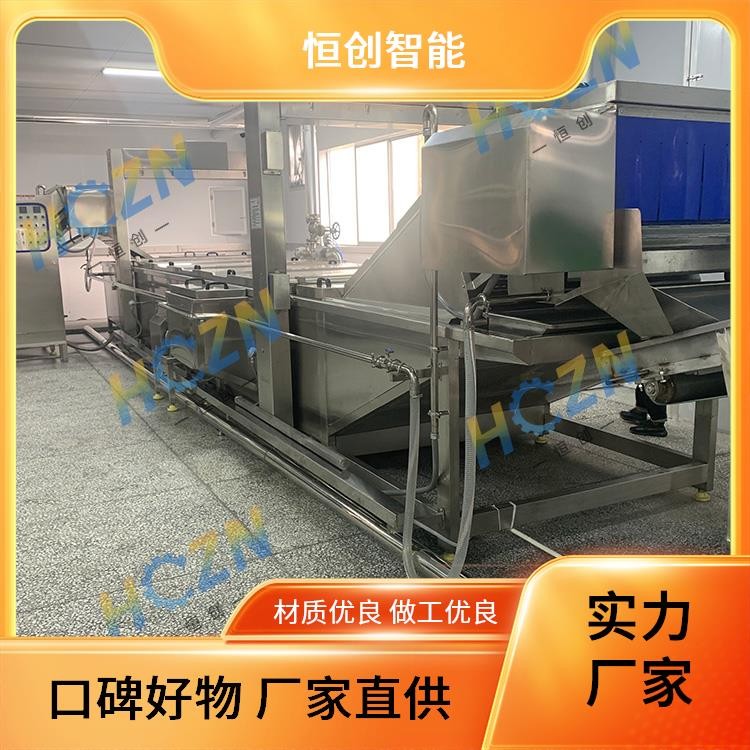 恒創(chuàng)機械科技 鹵制食品 巴氏殺菌流水線 保溫性能好 節(jié)省蒸汽