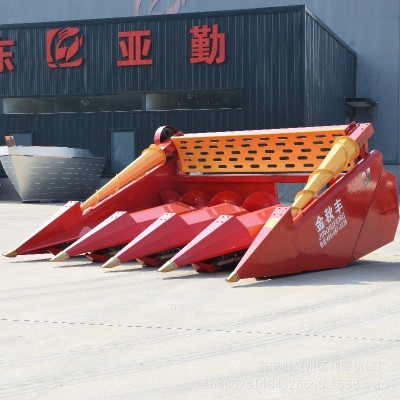 雜糧割臺(tái) 玉米秸稈4行5行專用割臺(tái) 鍍鋅前尖 全鋁變速箱 1臺(tái)